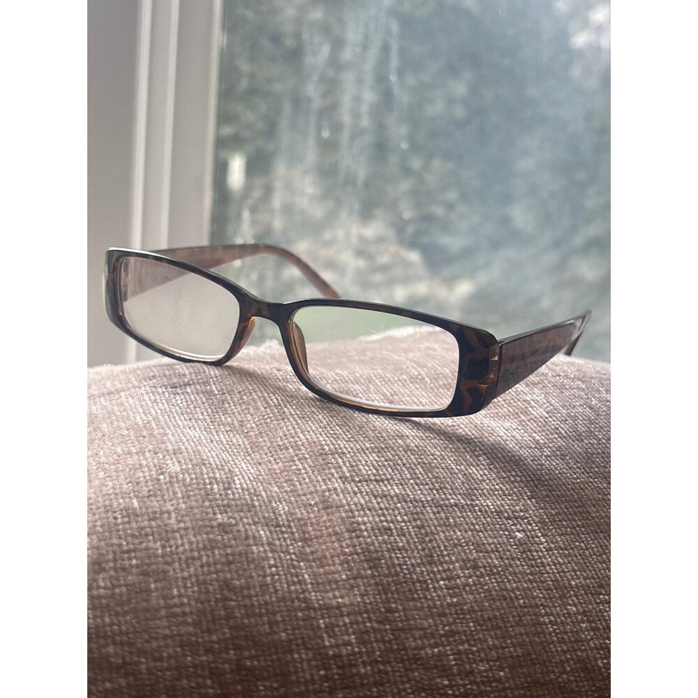 Jones New York JNR005 EKP Brown Tortoise Rectangle Eyeglasses Frames 53-17-140
